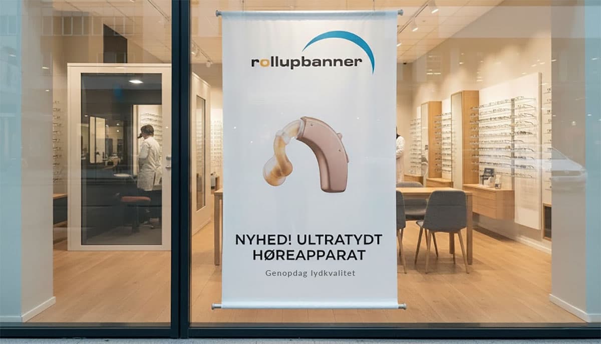 Sådan får du maksimal synlighed med stofbannere og firmalogo-flag på messer