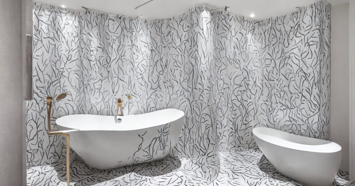 Bruseforhæng i stilfuldt design: Inspiration til dit badeværelse